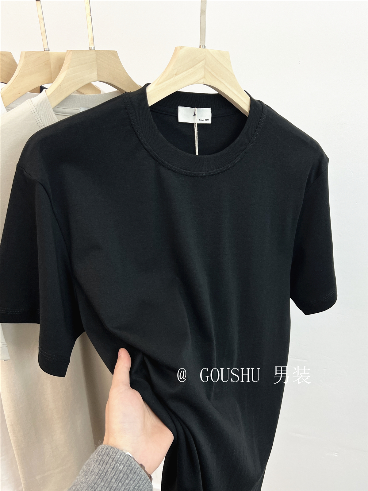 亲肤水柔棉柔顺打底短袖T