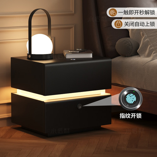 新品带锁床头柜⭐限时冲量！