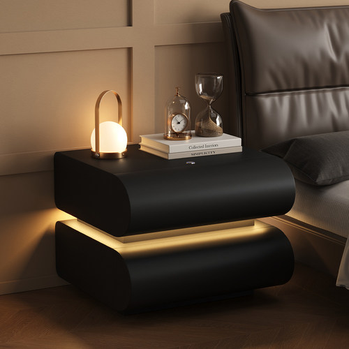 设计师私藏款奶油风床头柜