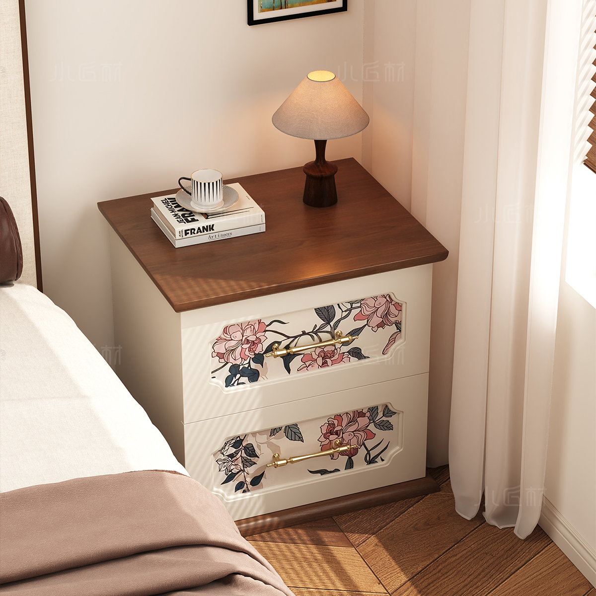 政府补贴15%⭐全实木床头柜