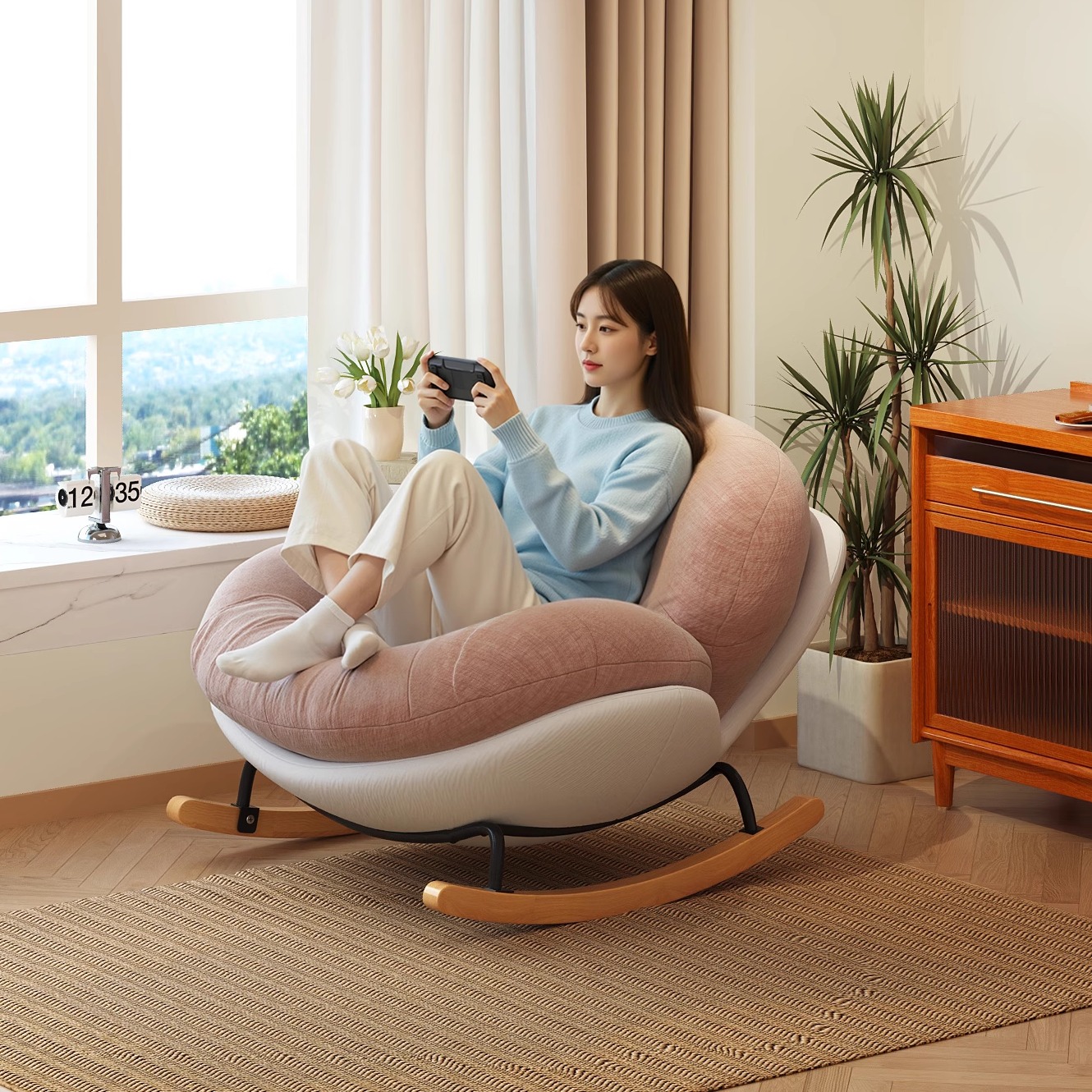 懒人沙发摇摇椅/48h发货/可拆洗