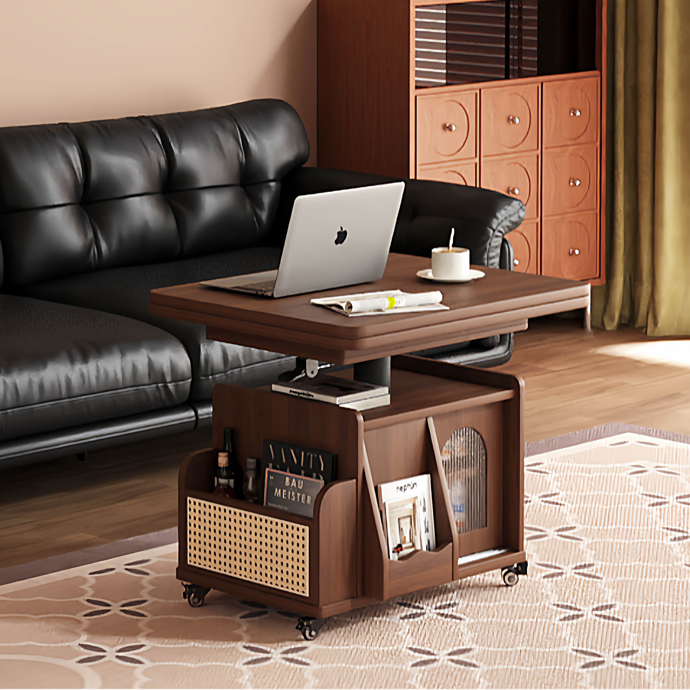 可移动边几客厅家用折叠茶几沙发侧边柜小户型升降高级感床头小桌,住宅家具,角几/边几,淘宝优惠券,粉丝福利购,淘宝优惠卷