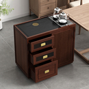 移动茶桌实木小茶台烧水壶一体家用茶水柜茶几茶车阳台煮泡茶桌子