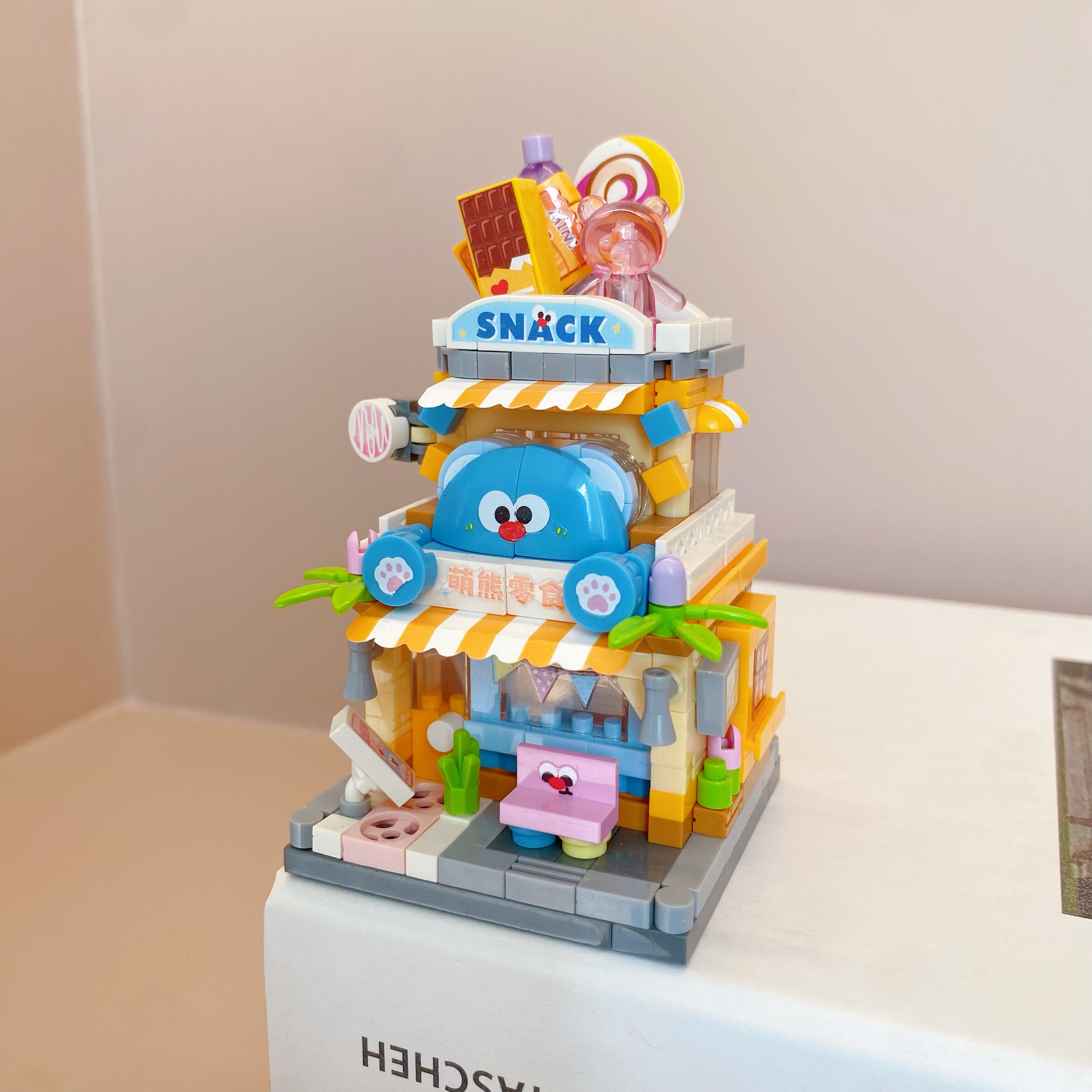 儿童LOZ新年礼物益智男孩智力玩具女孩系列女生生日街景拼装积木