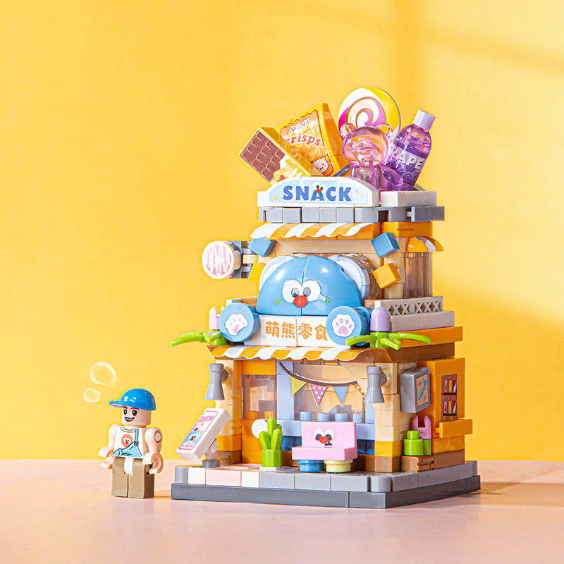 LOZ俐智积木拼装玩具小颗粒街景拼装模型儿童8智力6一9岁12高难度