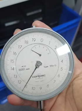 瑞士Compac千分表,型号556G,表盘直径76mm,测量议价产品
