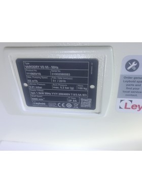 出售莱宝VD65,这款设备来自德国,性能稳定,最高泵送速度6议价产品