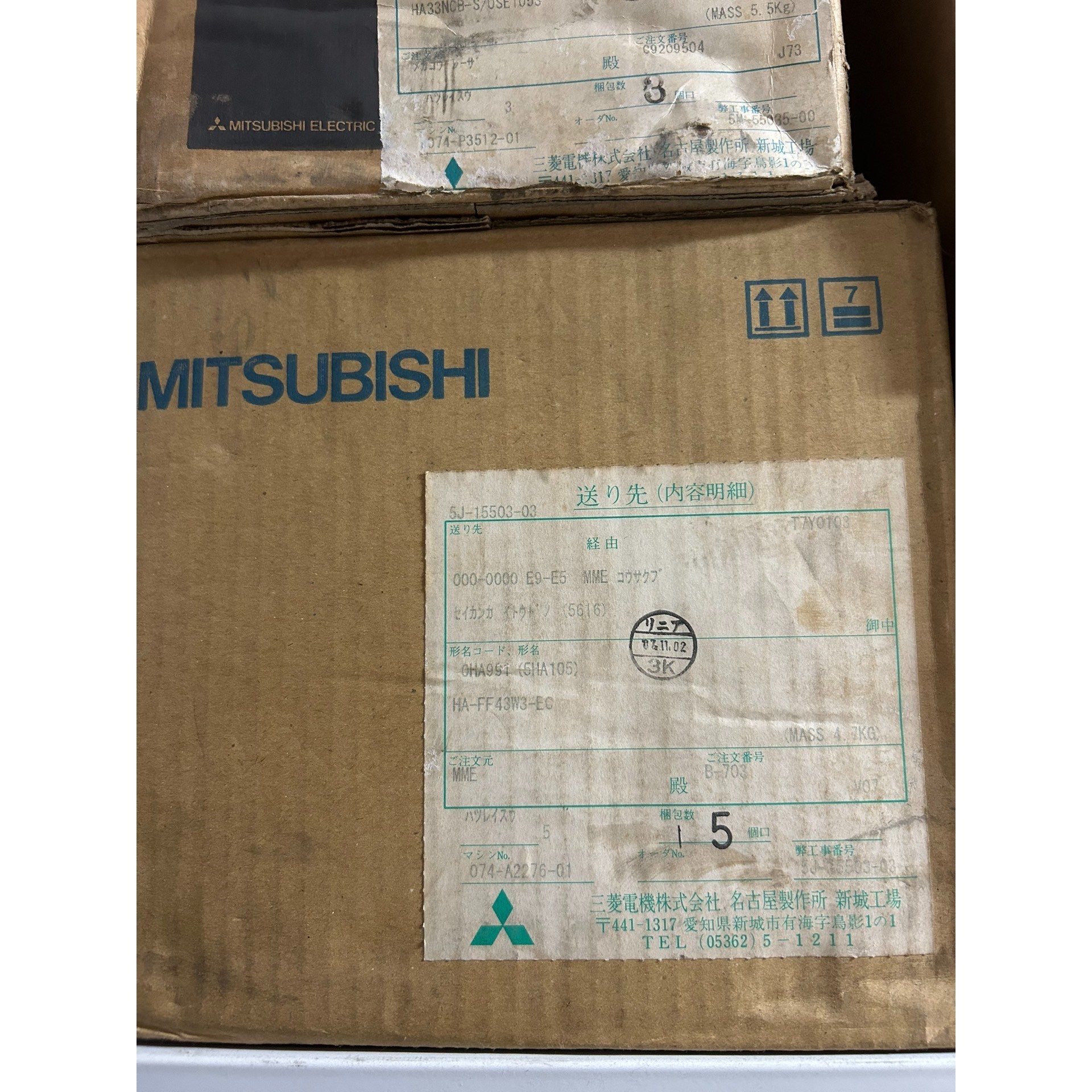 伺服电机HA-FF43W3-EC,全新原装,实物图片,日议价产品