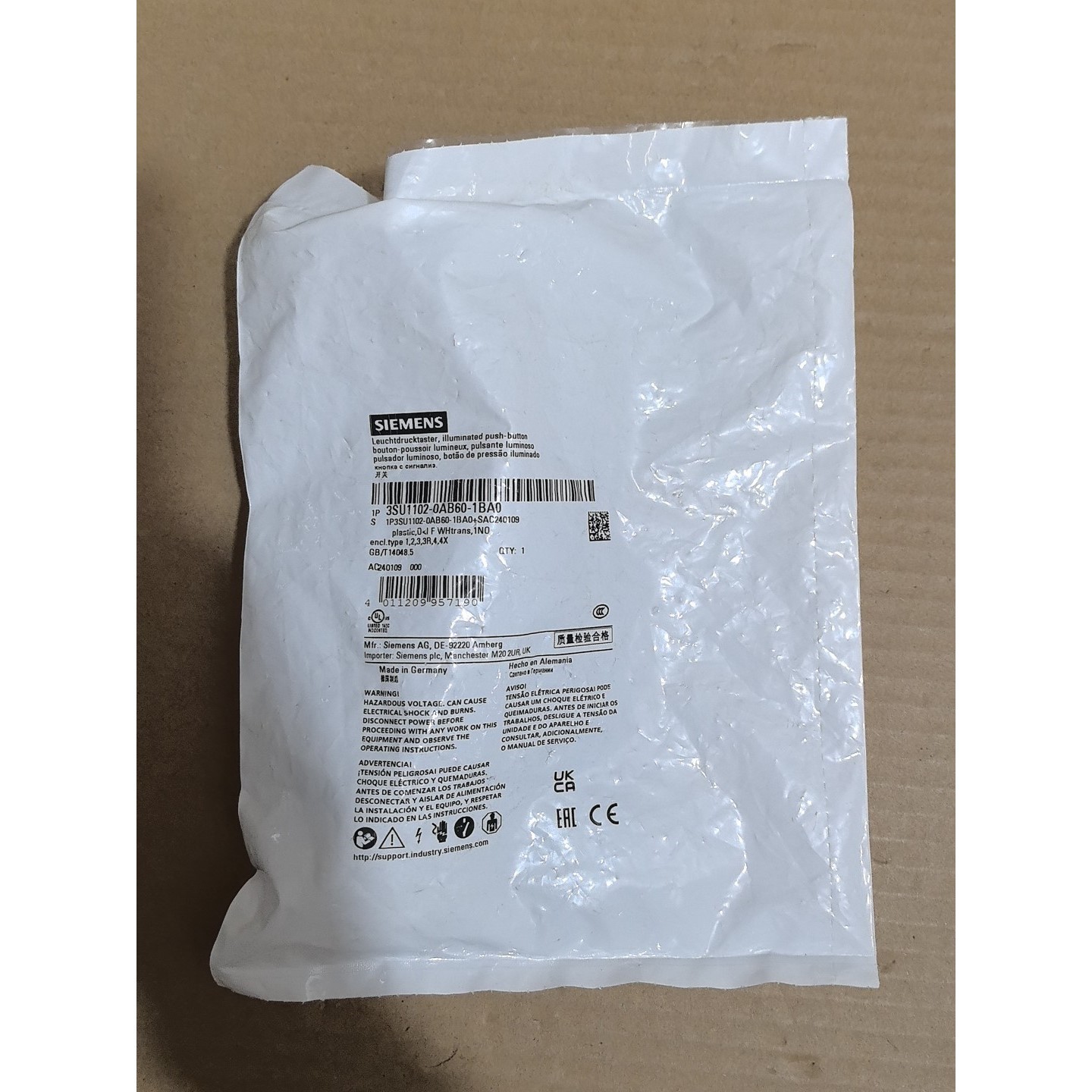 3SU1102-0AB60-1BA0全新原装议价议价产品