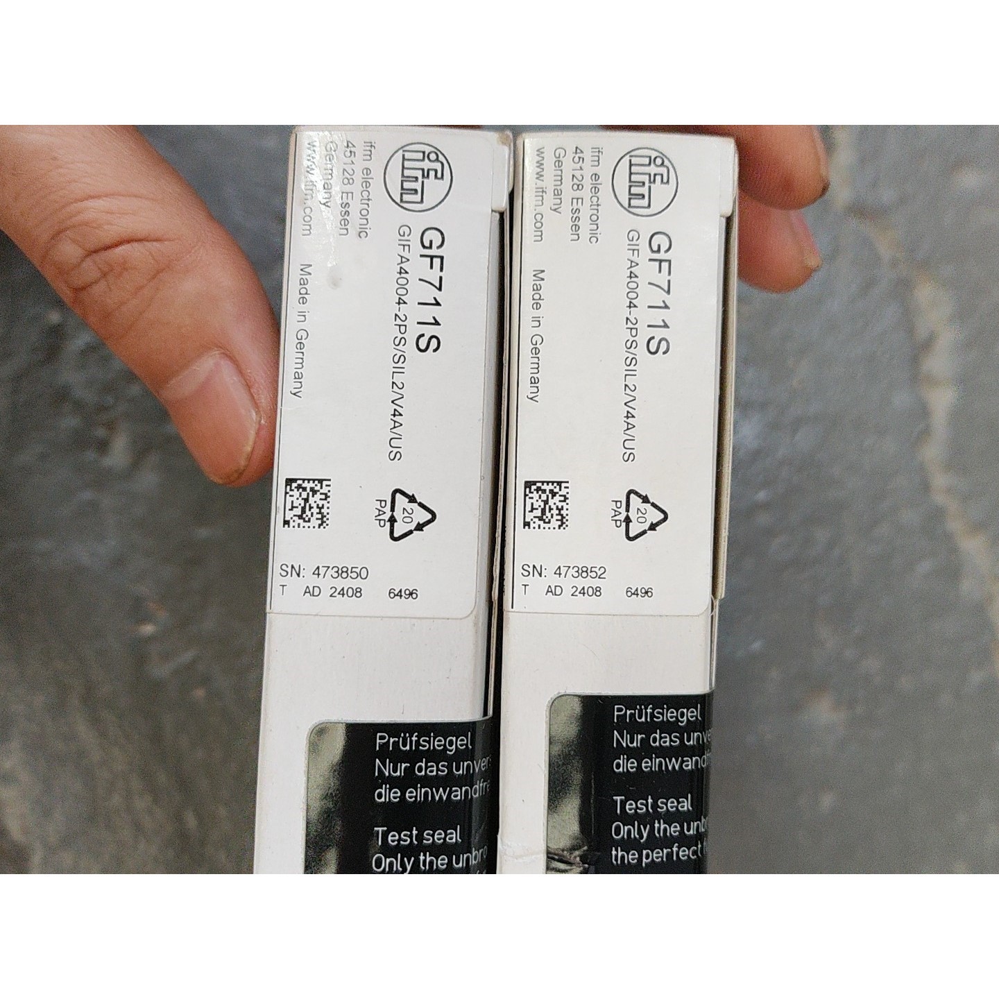 德国IFM易福门传感器GF711S,型号GIFA4004-2