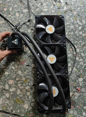 金河田寒冰360水冷散热器RGBd带灯效关联利民