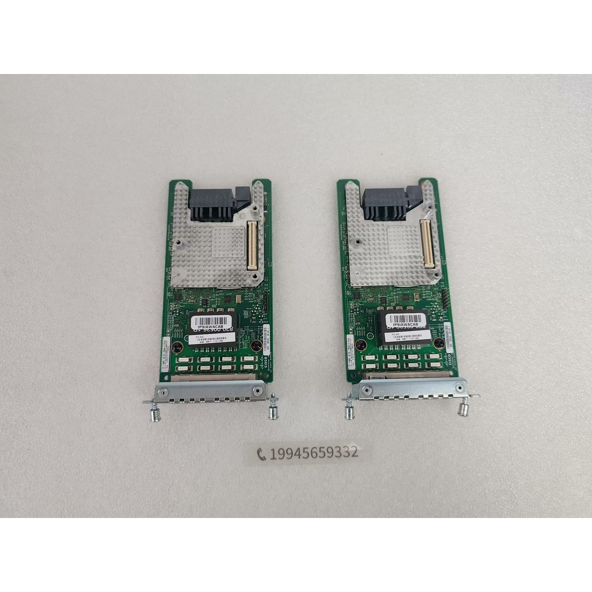 思科4MFT-T1/E1 模块拓展卡,成色不错,测试包好,质议价产品