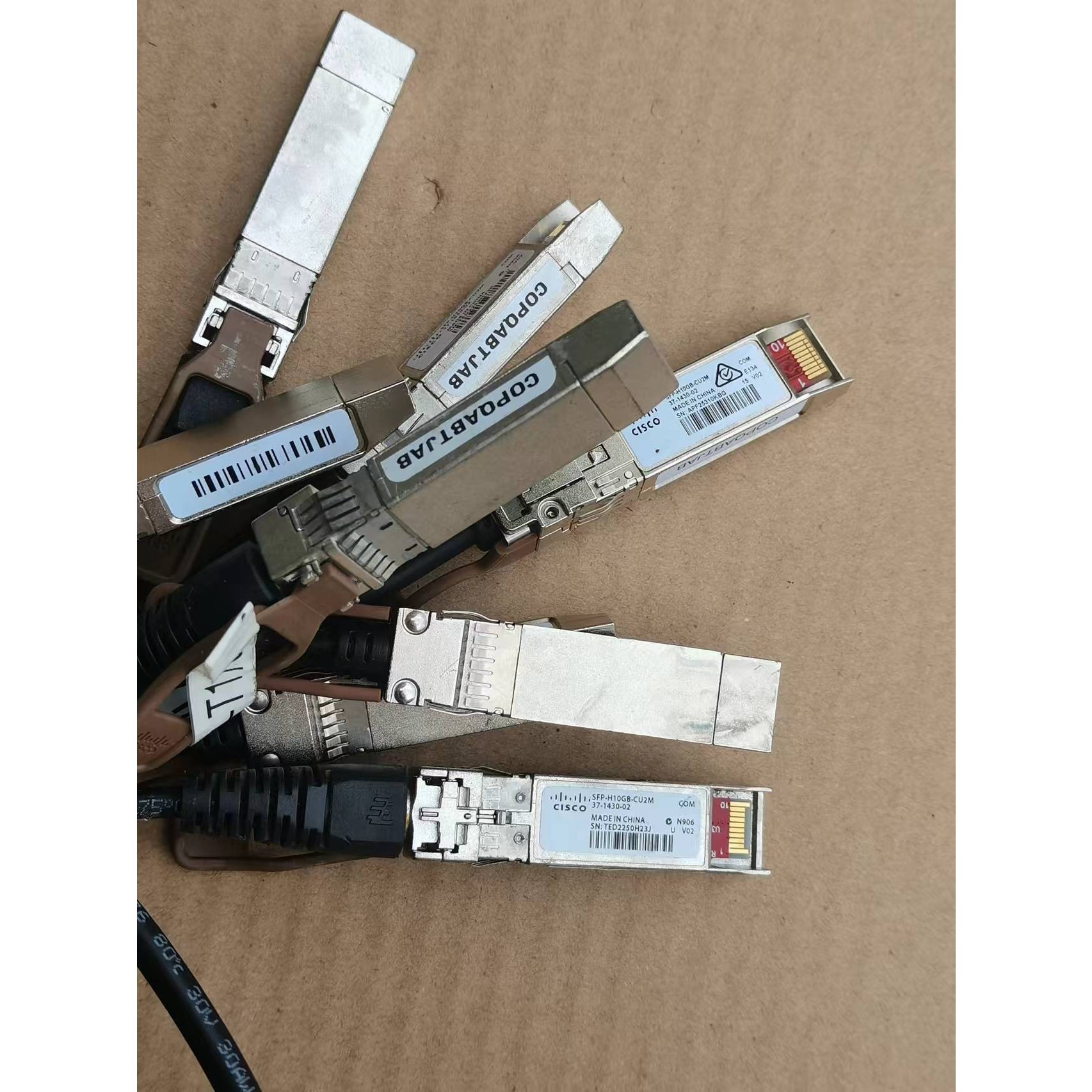 闲置 cisco思科 SFP-H10GB-CU2M 万兆议价产品