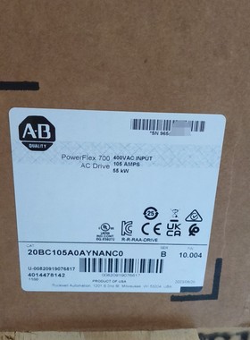 ABPowerFlex 700变频器,型号20BC1议价产品