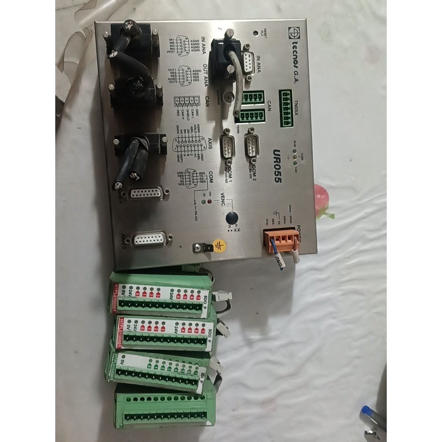 TECNOS G.A.银瑞UR055玻璃切割机控制器H2UR