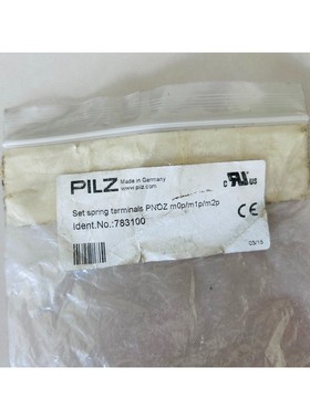 全新皮尔兹插线端子783100,仓库备件,全新一套未使用过,议价产品