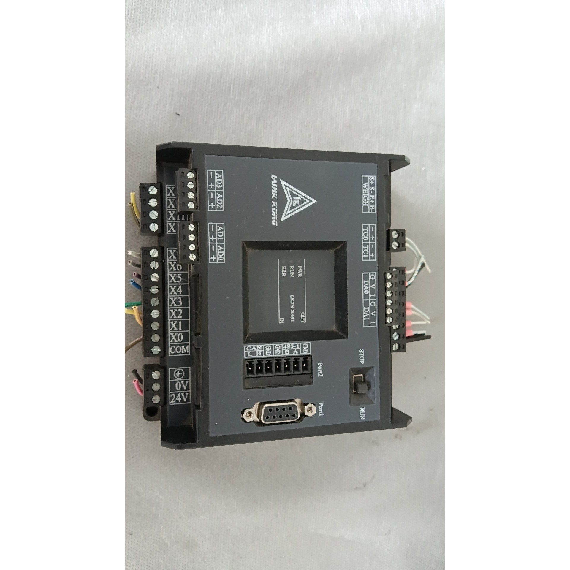 领控PLC LK2N-20MT,实物拍摄,成色漂亮,功能正常议价产品