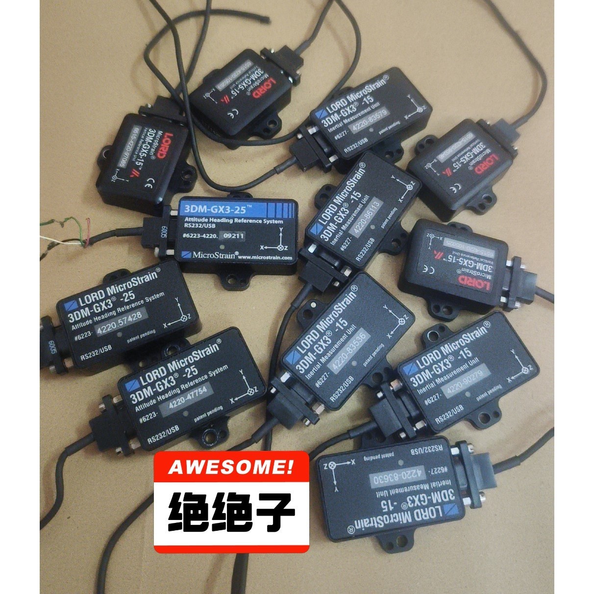 美国进口洛德陀螺仪3DM-GX3-15,3DM-GX3-25议价产品