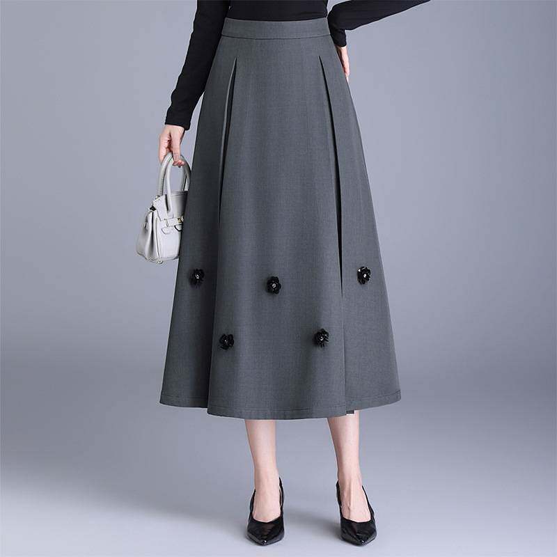 高档品牌气质西装遮跨A字半身裙女2026年春夏季新款韩版高腰百褶