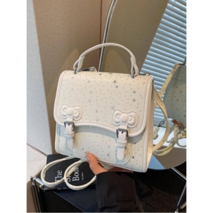 高档品牌今年流行爆款帆布双肩包女式2026新款学院风时尚潮洋气手