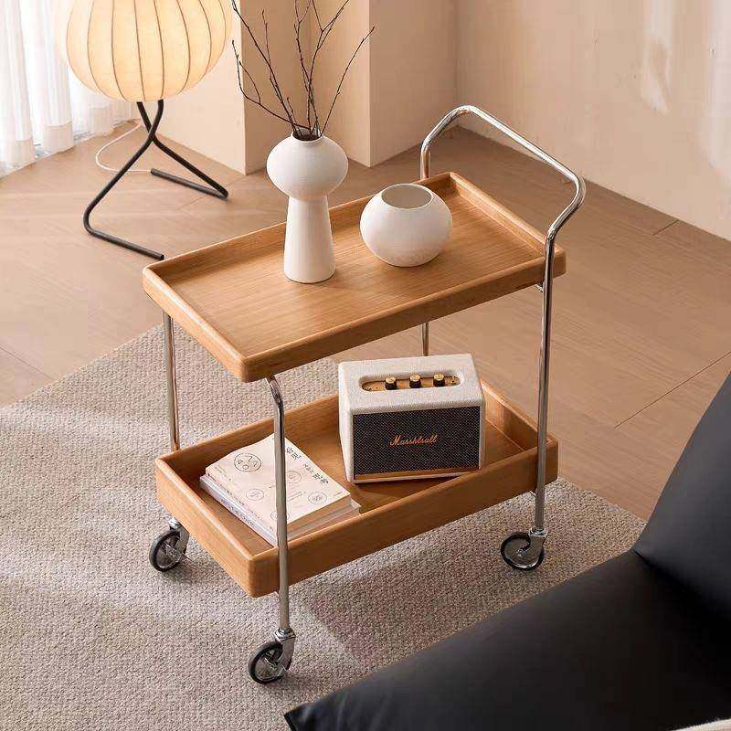 拉车套罩复中古沙发边几可移动小推车客厅茶几桌家具包豪斯床头柜,收纳整理,桌面收纳盒,淘宝优惠券,粉丝福利购,淘宝优惠卷