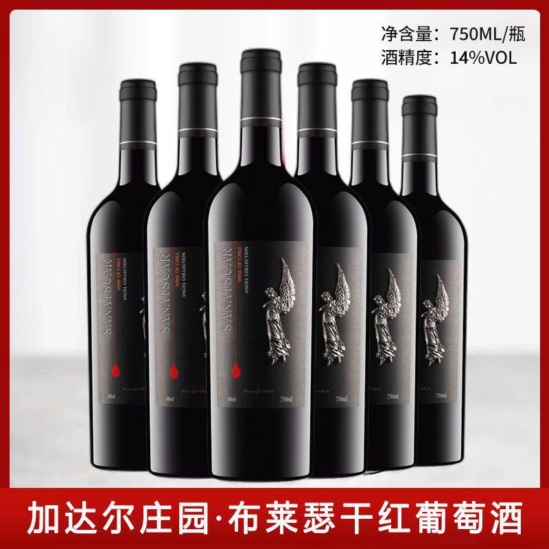 智利原酒进口干红葡萄酒 14度红酒赤霞珠整箱送礼