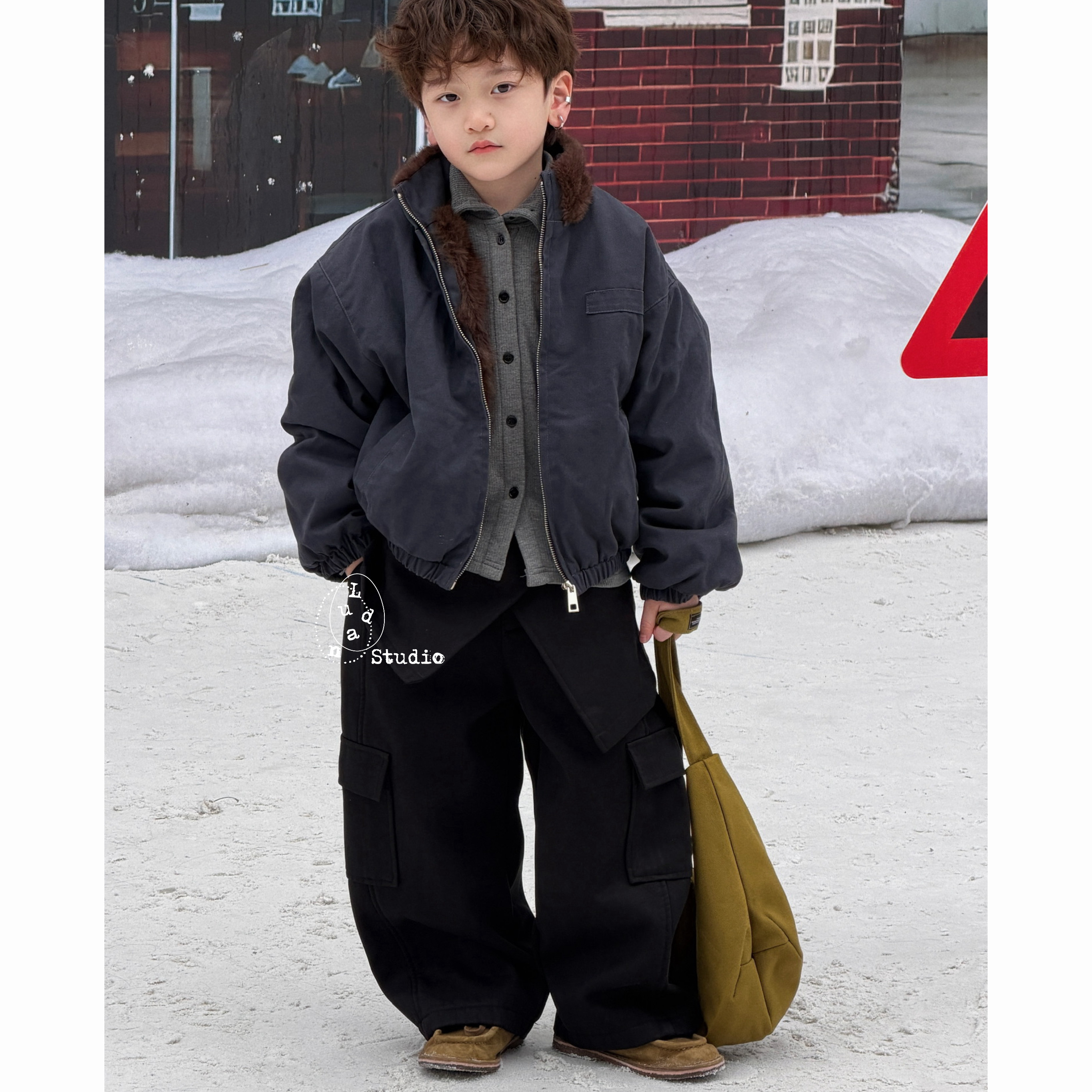 卤蛋童装·挪威冰川/冬老钱环保水貂棒球服夹克小众短外套男女童,童装/婴儿装/亲子装,普通外套,淘宝优惠券,粉丝福利购,淘宝优惠卷