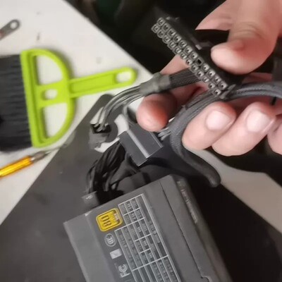 议价EVGA，650w，金牌电源，全模组 通电没反应无修