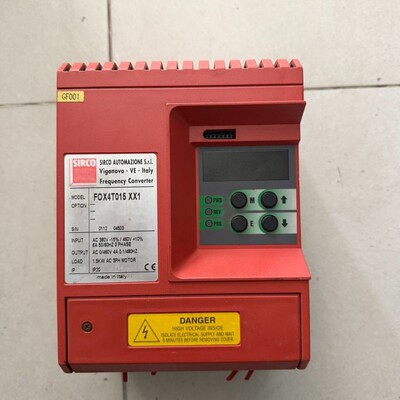 议价意大利SAMP SIRCO变频器：FOX4T015 XX1拆
