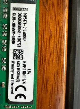 议价金士顿Kingston DDR3 4G内存条，型号KVR16