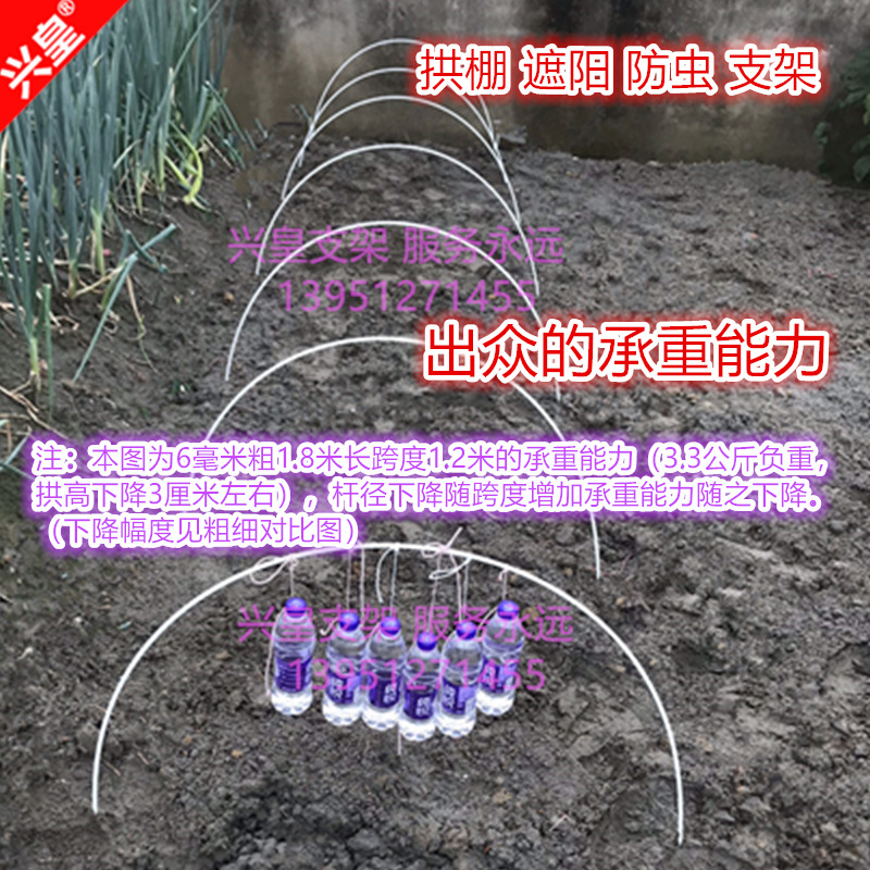 房屋大棚竹片菜大棚子花棚菜地蔬菜遮阳塑料花架农用小型棚架 鲜花速递/花卉仿真/绿植园艺 其它园艺用品 原图主图