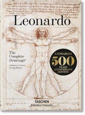 【现货】达芬奇手稿全集 Leonardo da Vinci: The Graphic Work (Bibliotheca Universalis) 列奥纳多·达芬奇素描画册 Taschen