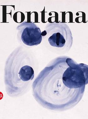 【现货】卢齐欧·封塔纳纸上作品全集画册 Lucio Fontana: Catalogue raisonné of the works on paper 进口原版艺术图书