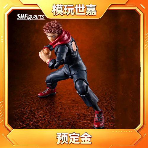 万代 SHF 咒术回战 虎杖悠仁 黑闪 120%的潜在能力 手办 代理版