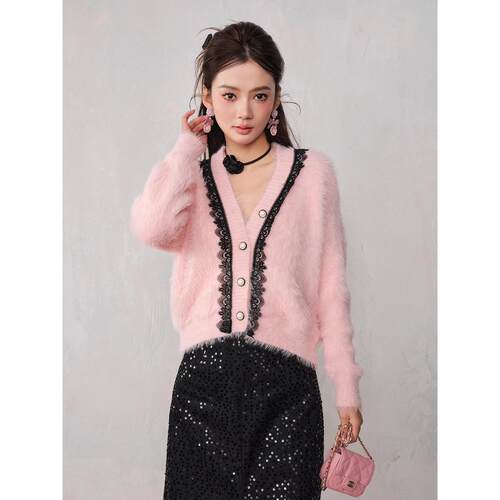 品牌毛衣甜美淑女休闲好穿上衣