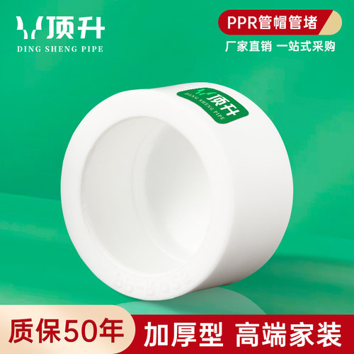 加厚20ppr25管帽管堵4分6分1寸堵帽热熔堵头管盖配件水管接头管件
