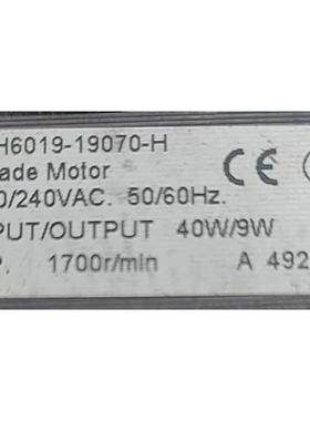 上海索普仪DHG-9070风机MH6019-19070-H shade motor INPUT/OUTPU