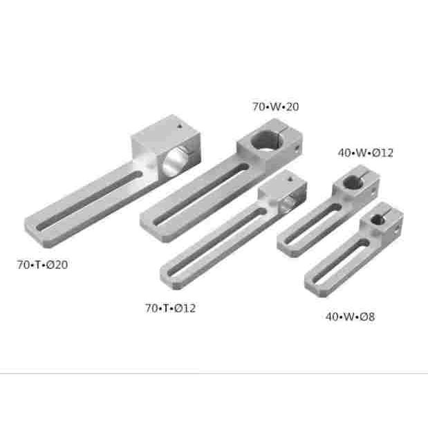 机械手治具连接支架不锈钢管固定夹具支架 金具滑移40/70支架