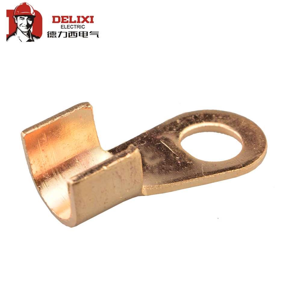 国标OT-150A 开口铜鼻子铜接头 铜端子铜接线端子 铜线耳电瓶接头
