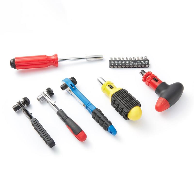 螺丝刀工具十字一字梅花六角批头5-13mm套筒拐弯软轴棘轮改锥直角