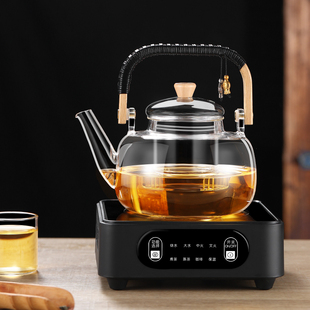 小型烧水煮茶炉室内围炉煮茶器茶具套装 电陶炉煮茶壶家用2024新款