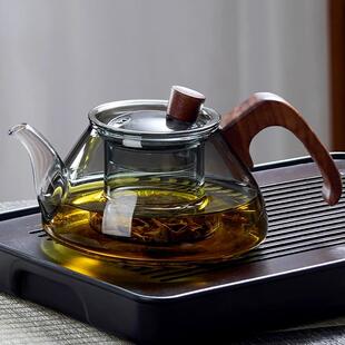 玻璃茶壶耐高温家用茶具办公室加厚茶水分离泡茶壶煮茶壶茶具套餐