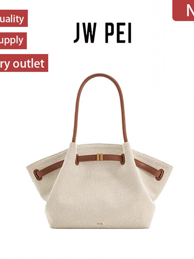 JWPEI Dumpling Bag Large Capacity Hana Large Single Shoulder Handbag Tote Bag Women's JH306B04 Lazy Style