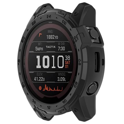 适用佳明手表壳 Garmin Enduro 2 TPU镂空软壳保护套泰铁时Tactix 7表壳防摔防刮花Tactix Delta镂空刻度壳