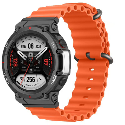 适用华米amazfit Trex3表带跃我trex2硅胶海洋米兰腕带霸王龙华米TrexUltra男女回环磁吸钢带华米TrexPro表带