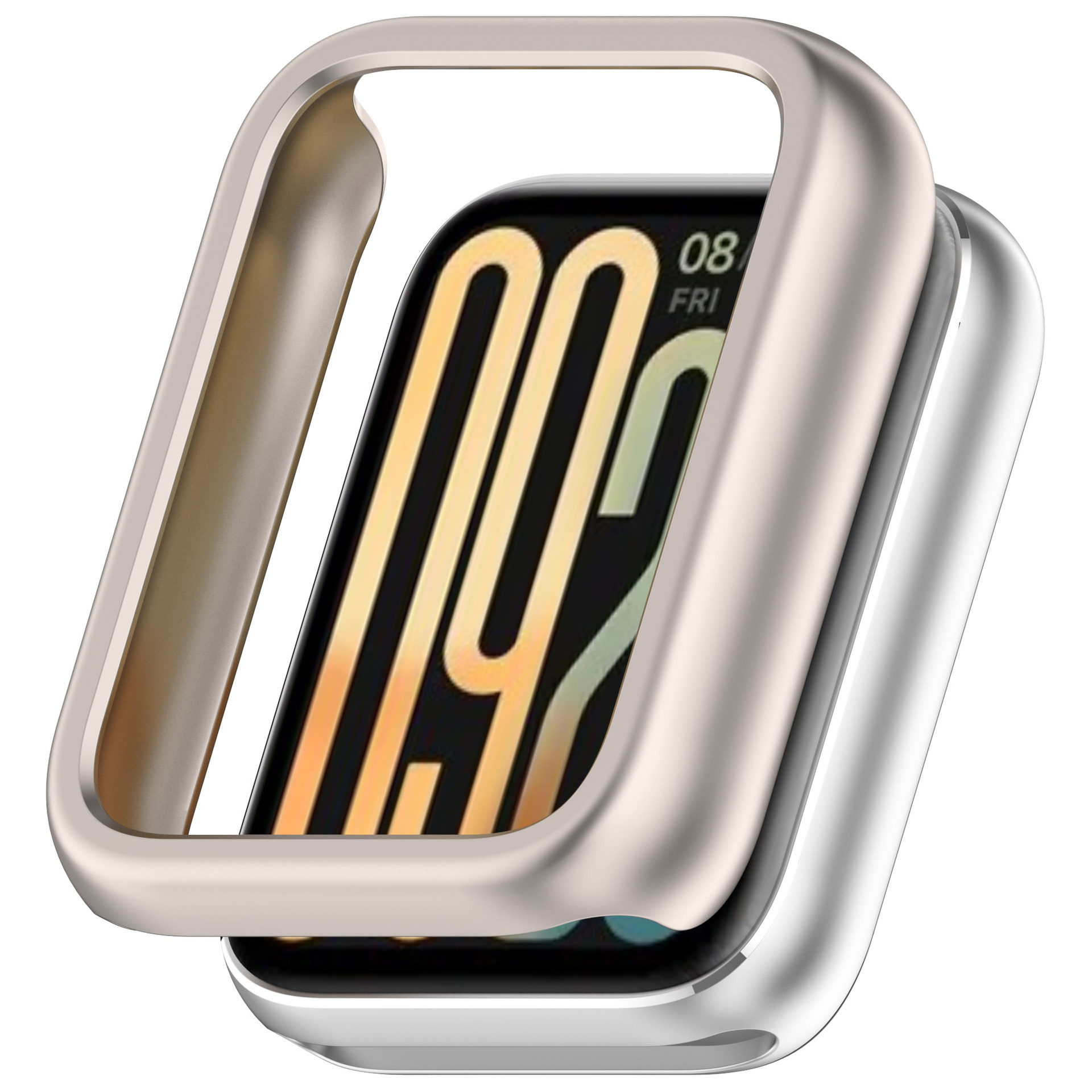 适用小米手环10pro保护壳Mi band 9pro镂空半包8pro边框防刮陶瓷版智能运动手表PC钢化膜电镀硬壳屏幕保护套