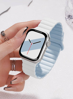 适用红米手表2RedmiWatch3表带磁吸穿扣硅胶小米Lite智能运动腕带Watch3青春版透气运动配件男女款替换带