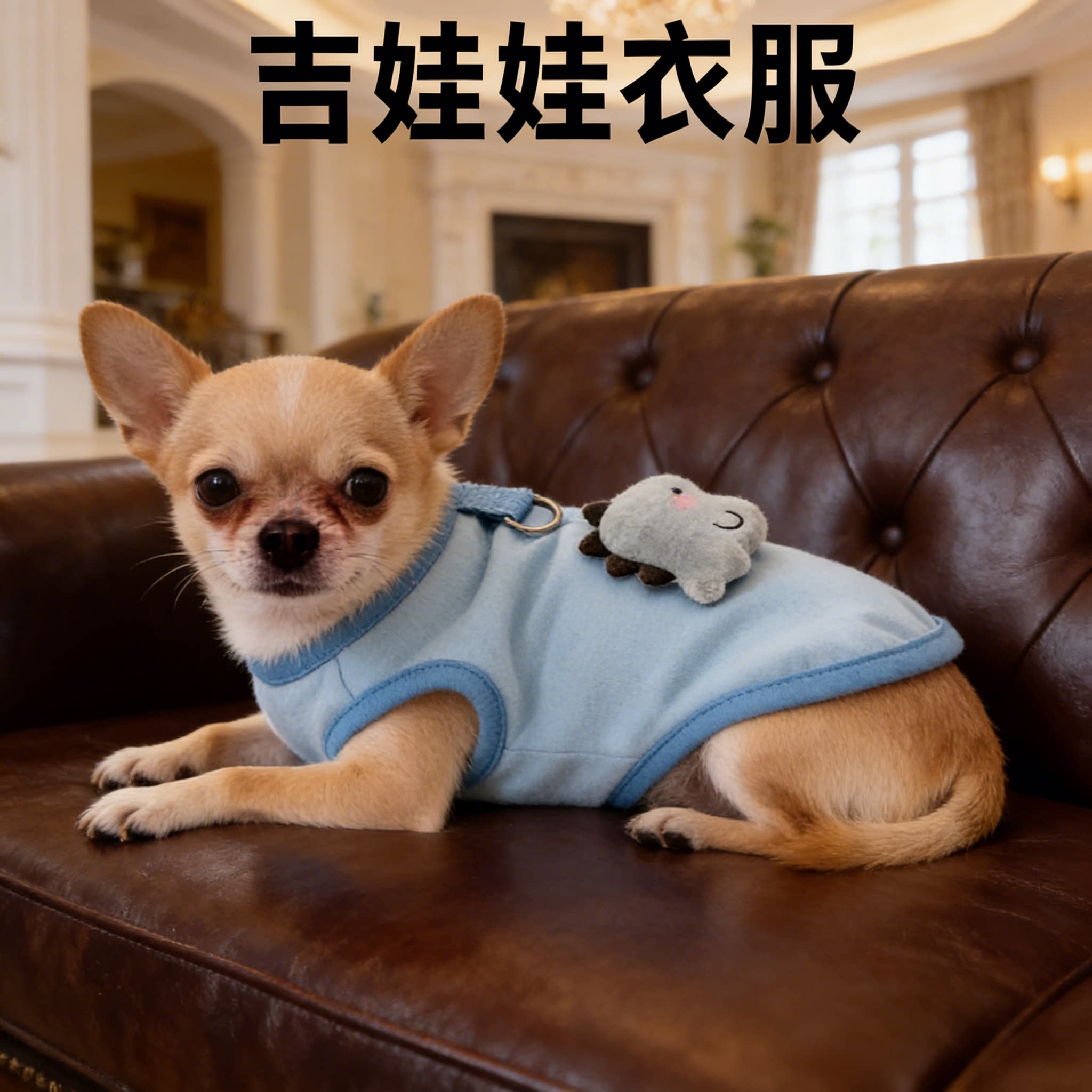 吉娃娃春夏专用户外衣服迷你小型犬超小体薄款透气外出宠物服饰