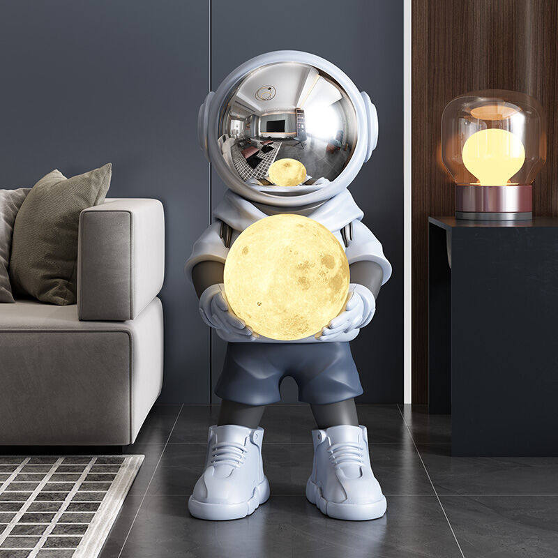 冰石美宇航员太空人落地摆件轻奢客厅电视柜旁月oother/其他 