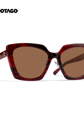 PROTAGO大框方猫眼墨镜UV400防紫外线Peony11F